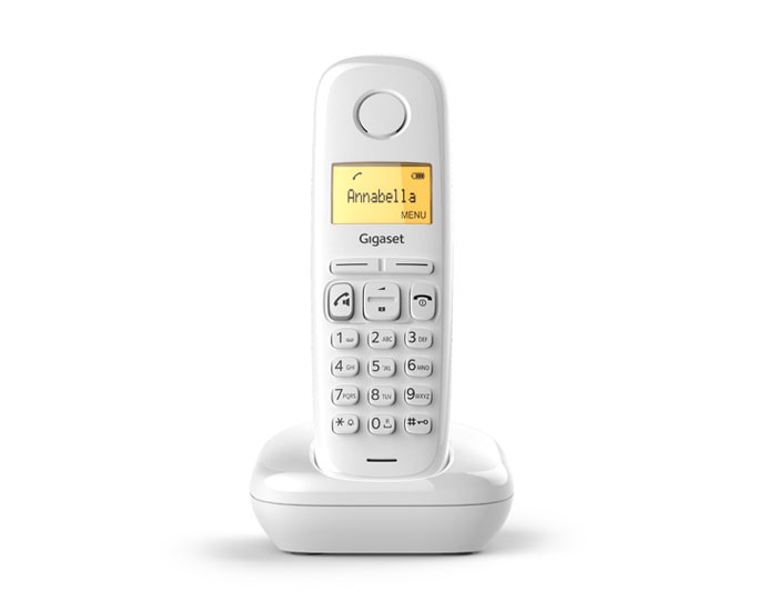 Teléfono inalámbrico Dect Gigaset A270, blanco
